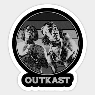 outkast retro Sticker